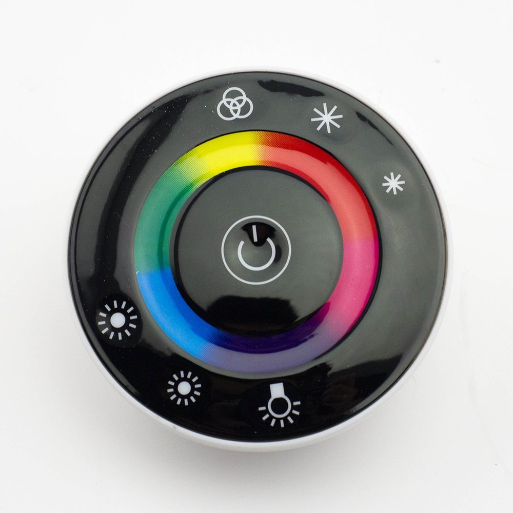 DC12/24V Max 18A 6A3CH, UFO Circular Touch Panel LED RGB Wireless RF Remote Controller For Color Change Led Strips DC12/24V Max 18A 6A3CH, UFO Circular Touch Panel LED RGB Wireless RF Remote Controller For Color Change Led Strips